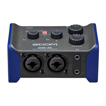 Zoom AMS-24 Audio-Interface mit Kopfhörer