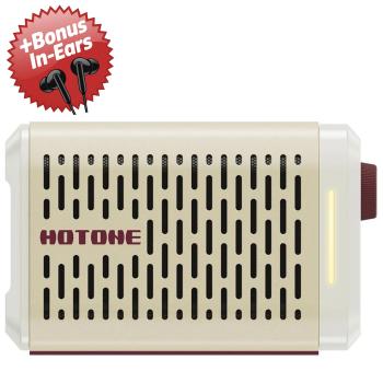 Hotone Gitarren-Verstärker AP-5WH Pulze Mini + Bonus In-Ear Kopfhörer