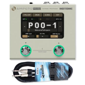 Hotone Effektgerät Ampero Mini Vanilla Amp-Modeler mit Kabel