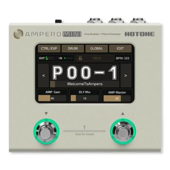 Hotone Effektgerät Ampero Mini Vanilla Amp-Modeler