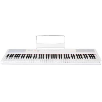 Artesia Performer Stage-Piano Weiss mit Keyboard-Ständer