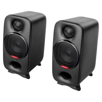 Nux Studio-Monitore Axon 3 Lautsprecher Schwarz mit Kabel