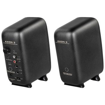 Nux Studio-Monitore Axon 3 Lautsprecher Schwarz mit Klinken-Kabel