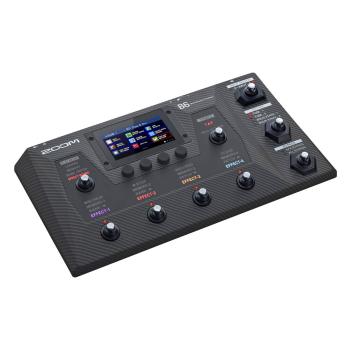 Zoom B6 Multieffekt-Prozessor für Bass mit SD-Karte