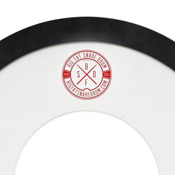 Big Fat Snare Drum Obertondämpfer 14 Zoll Steves Donut mit Schlagzeugstöcke