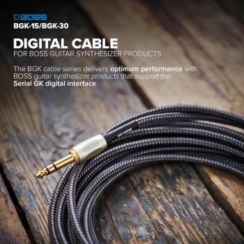Boss BGK-30 Serial GK-Kabel für Synthesizer-Effektgerät 9m