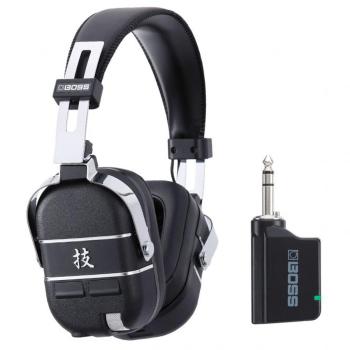 BOSS Waza-Air drahtlos Gitarren-Kopfhörersystem mit USB-Netzteil