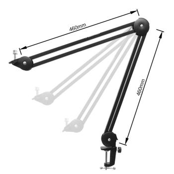 Samson USB Kondensator-Mikrofon C01U Pro mit Gelenkarm