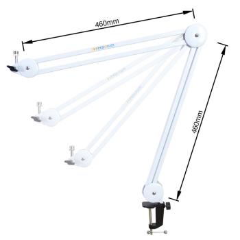 Samson USB Kondensator-Mikrofon C01U Pro mit Gelenkarm Weiss