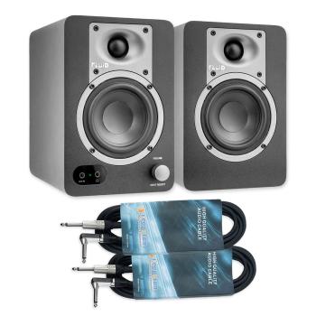 Fluid Audio Studio-Monitore C35BT Aktive Lautsprecher mit Kabel