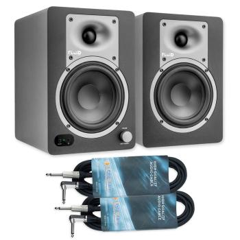 Fluid Audio Studio-Monitore C50BT Aktive Lautsprecher mit Kabel