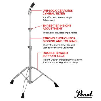 Pearl Beckenständer C-930   mit Drumstick-Halter