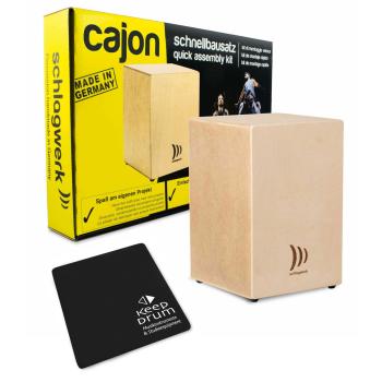 Schlagwerk Cajon Bausatz  CBA10S mit Sitzpad