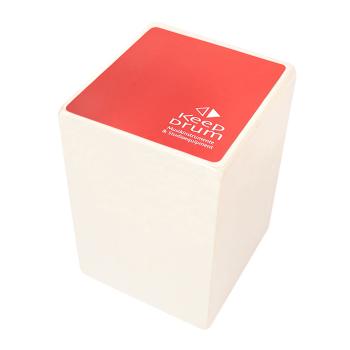 Schlagwerk Cajon Bausatz CBA10S  mit Sitzpad Rot