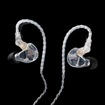 CTM CE220 In Ear Monitor-Kopfhörer Clear mit Tuch