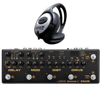 Nux Cerberus Multi-Effektgerät mit Kopfhörer