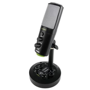Mackie USB-Mikrofon Chromium mit integriertem 2-Kanal Mixer
