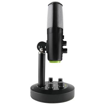 Mackie USB-Mikrofon Chromium mit In-Ear Kopfhörer