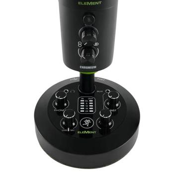 Mackie USB-Mikrofon Chromium mit In-Ear Kopfhörer