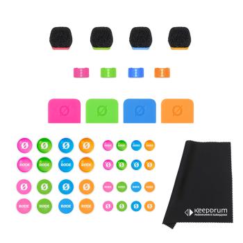 Rode Colors 3 Identifikations-Set mit Mikrofasertuch