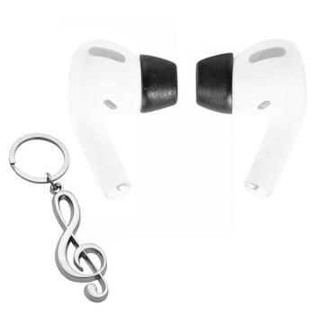 Comply 2.0 Ohrstöpsel für AirPods Pro 1 und 2 Größe M mit Schlüsselanhänger