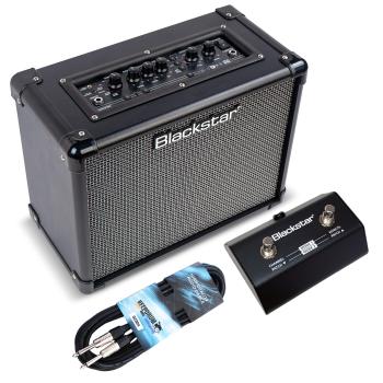 Blackstar Gitarren-Verstärker ID Core 20 V4 mit Fußschalter und Kabel