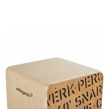 Schlagwerk CP403 Natur Cajon mit Sitzpad Rot