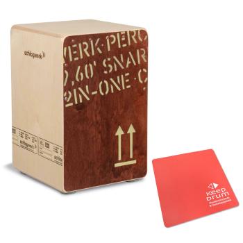 Schlagwerk CP403 Red Cajon mit Sitzpad Rot