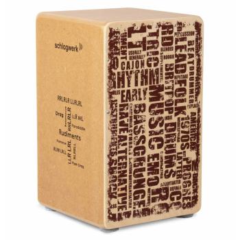 Schlagwerk CP85 Cajon Rudiments Styles mit Sitzpad