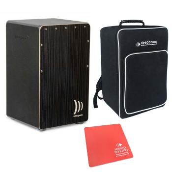 Schlagwerk CP91 Cajon mit Sitzpad rot und Tasche
