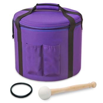 keepdrum Klangschale CSBG6 Kronenchakra Gold 6 Zoll
