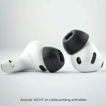 Comply Ohrstöpsel TrueGrip MAX für Airpods Pro 3 Schwarz Größe Mix