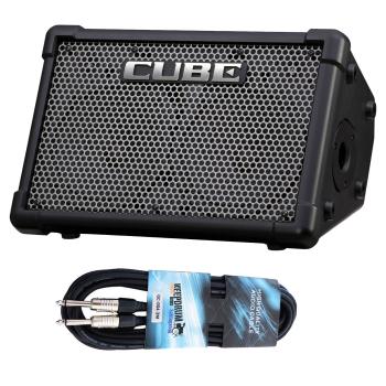 Roland Verstärker Cube Street EX Mini-PA mit Klinkenkabel