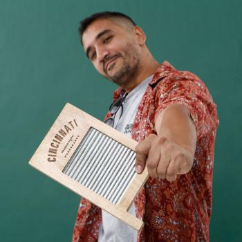 Cincinnati Washboards CW-1 Percussion Waschbrett Pocket mit Tuch