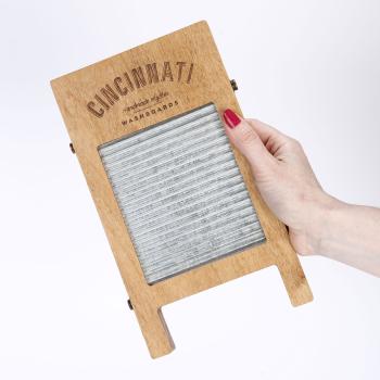 Cincinnati Washboards CW-1 Percussion Waschbrett Pocket mit Tuch