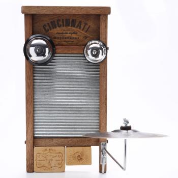 Cincinnati Washboards CW-3 Percussion Waschbrett Pro mit Tuch