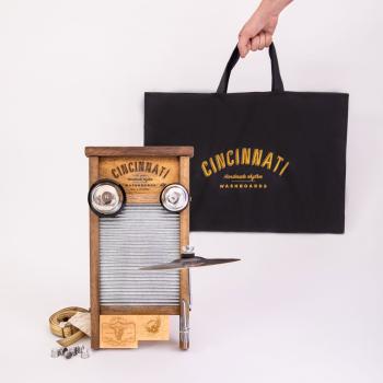 Cincinnati Washboards CW-3 Percussion Waschbrett Pro mit Tuch
