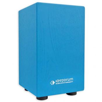 keepdrum DC1M-BL Junior Cajon Trommelhocker Blau