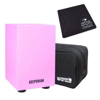 keepdrum DC1M PK Junior Cajon Pink mit Tasche und Pad