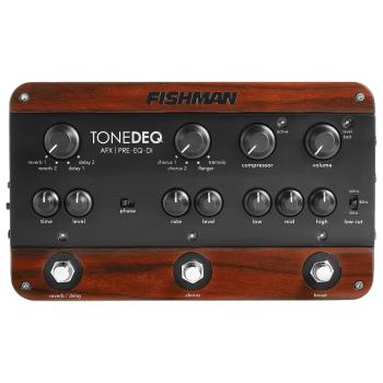 Fishman Tone DEQ AFX Vorverstärker für Gitarre mit Kabel