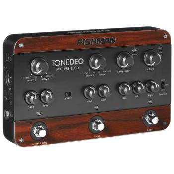 Fishman Tone DEQ AFX Vorverstärker für Gitarre mit Kabel
