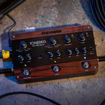 Fishman Tone DEQ AFX Vorverstärker für Gitarre mit Kabel