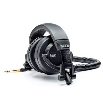 Hercules HDP DJ45 DJ Kopfhörer mit Tisch-Stativ
