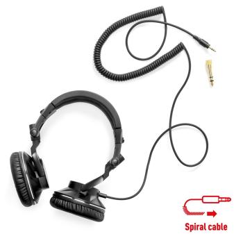 Hercules HDP DJ60 DJ Kopfhörer mit Tisch-Stativ