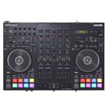 Roland DJ-707M DJ-Controller mit Ständer Schwarz