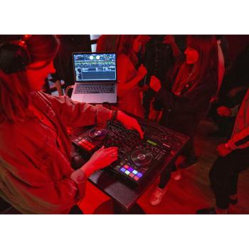 Roland DJ-707M DJ-Controller mit Ständer Schwarz