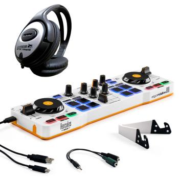 Hercules DJ Control Mix Controller mit Kopfhörer