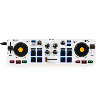 Hercules DJ Control Mix Controller mit Kopfhörer