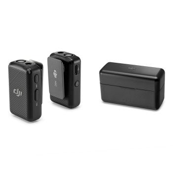DJI Mic Mikrofon 2-Kanal Funk-System mit Ohrhörer