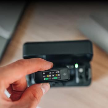 DJI Mic Mikrofon 2-Kanal Funk-System mit Ohrhörer